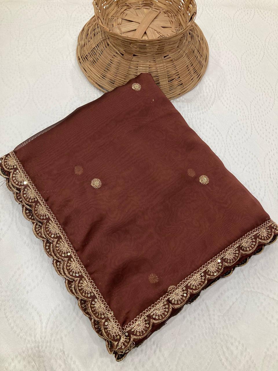Party Wear Soft Rangoli Silk Saree