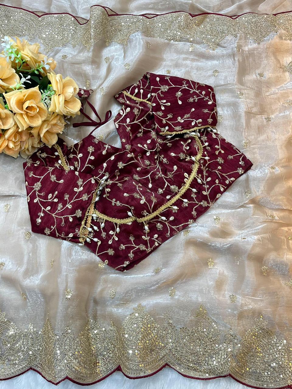 Heavy Soft Jimmy Choo Organza