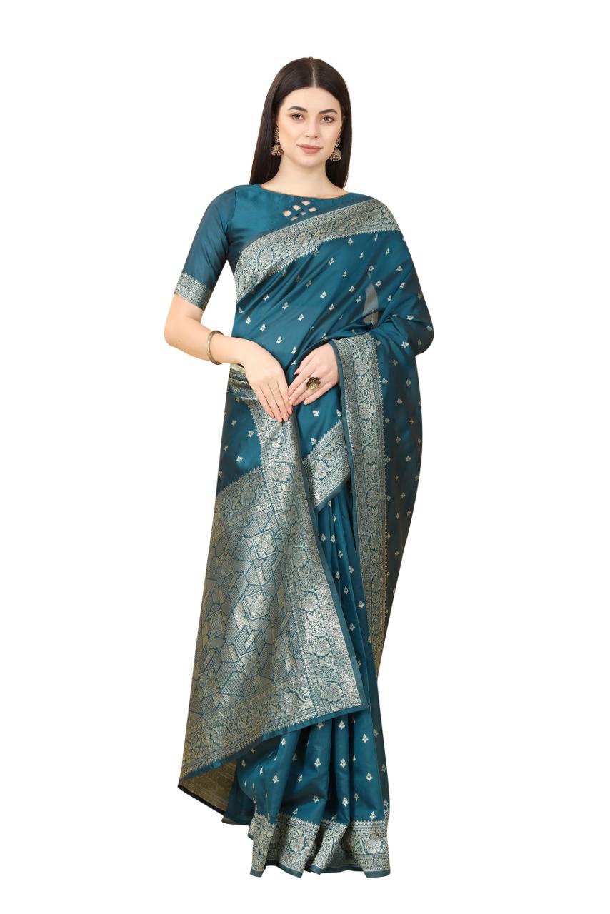 Soft Lichi Silk Saree