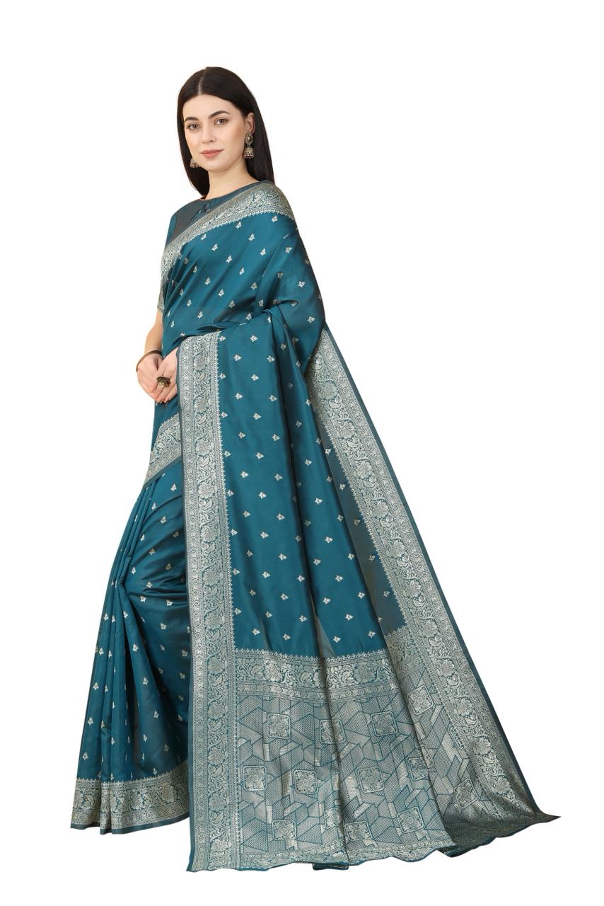 Soft Lichi Silk Saree