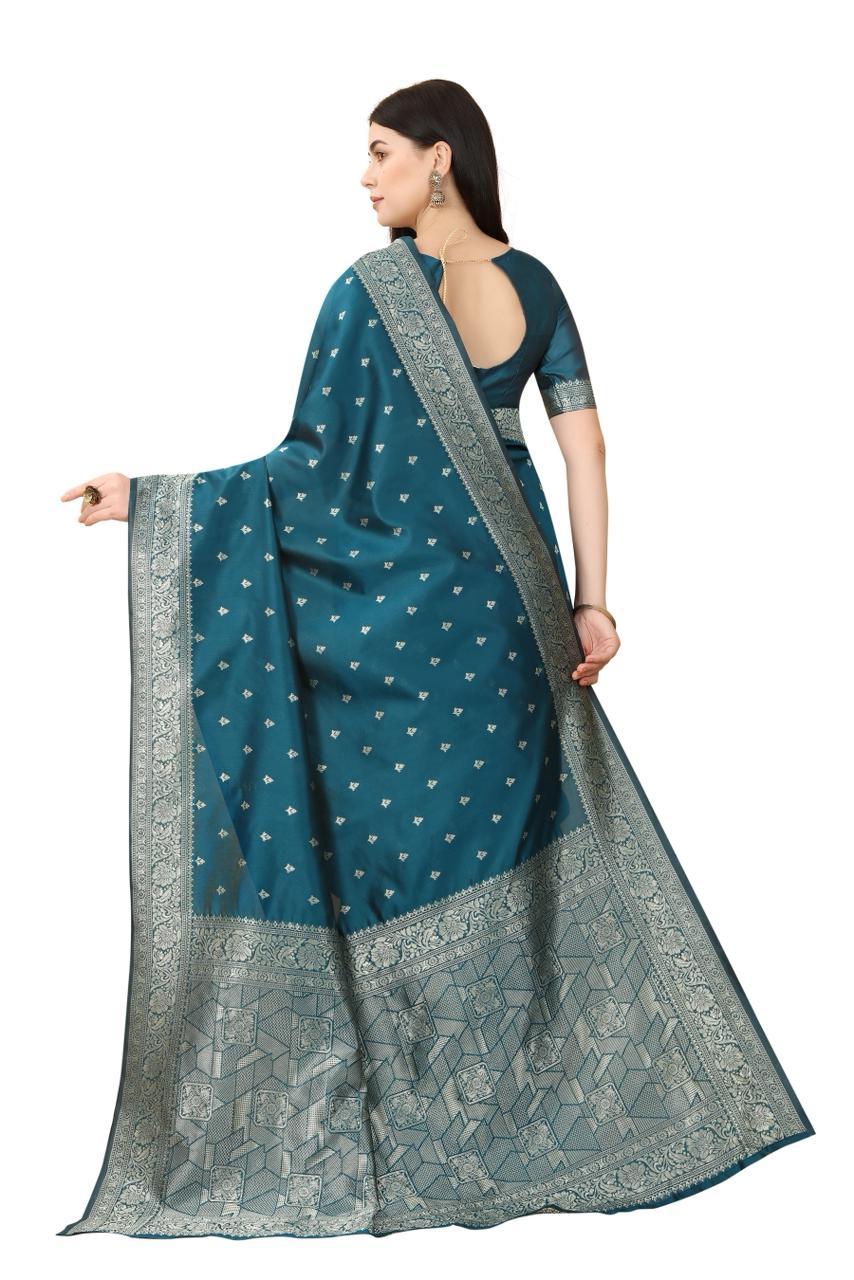 Soft Lichi Silk Saree