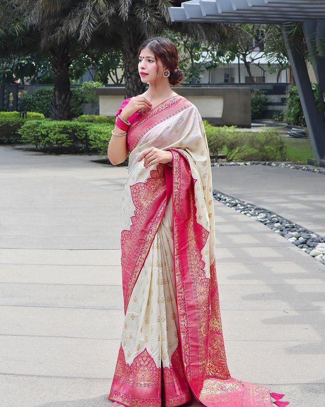 Soft Lichi Silk Saree