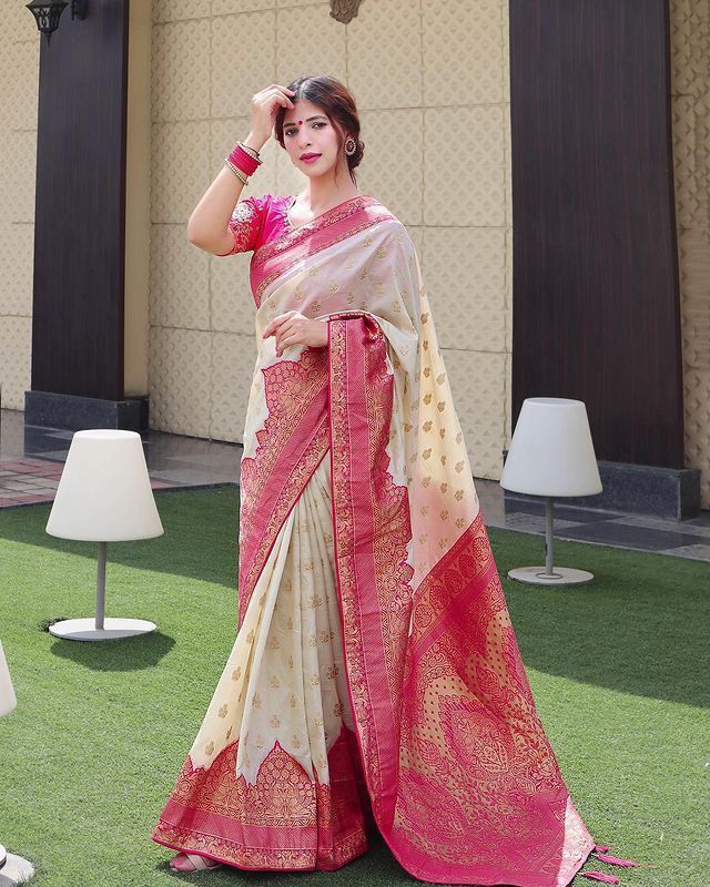 Soft Lichi Silk Saree