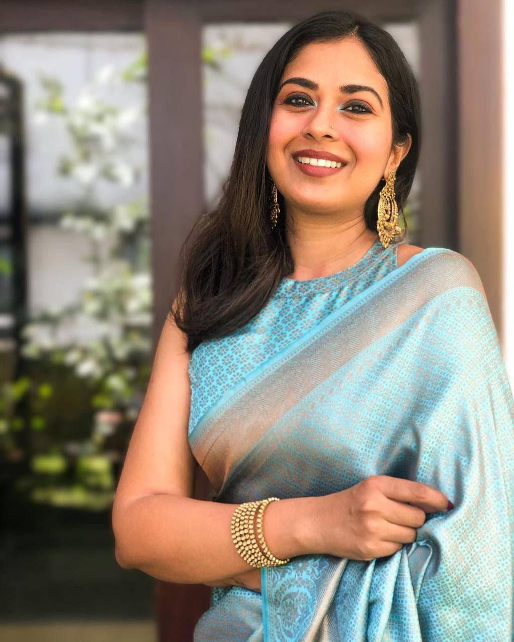 Soft Lichi Silk Saree