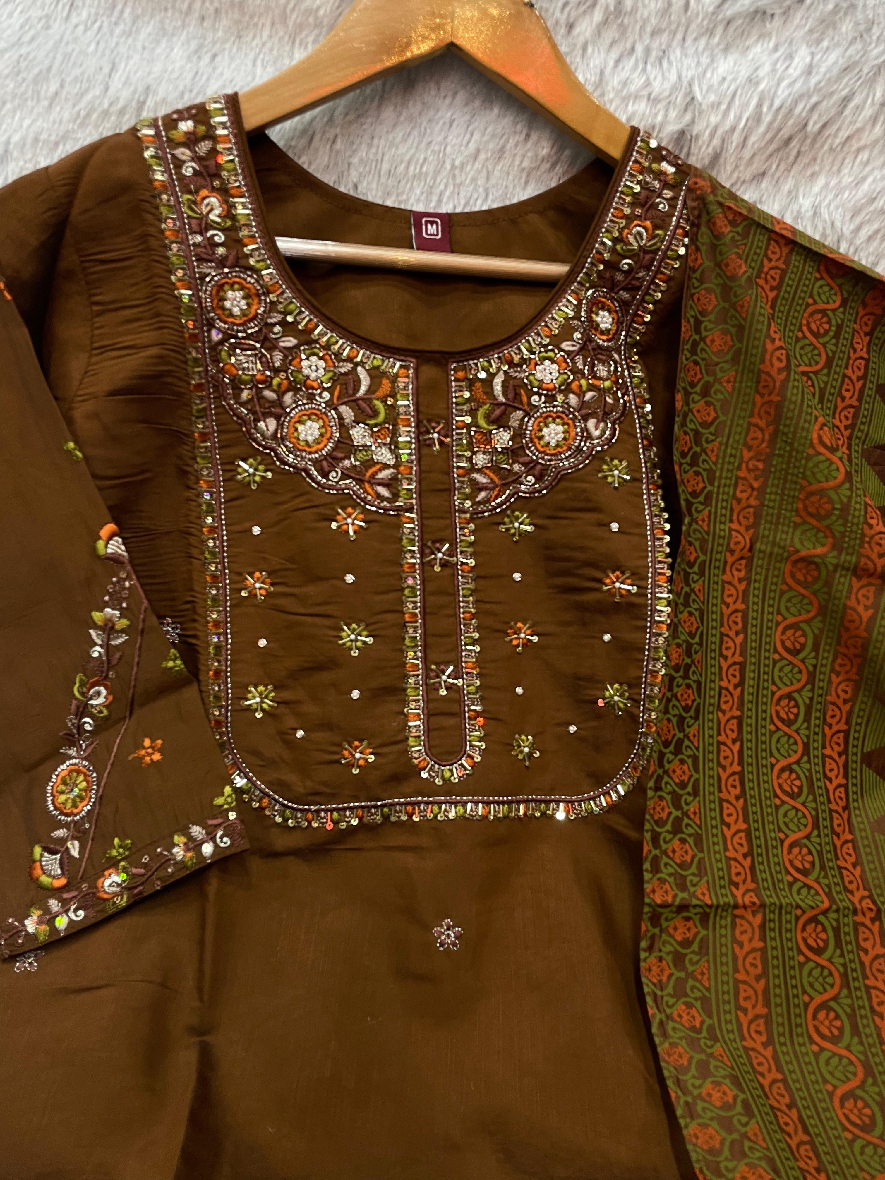 Designer Kurta Set (Stitched)