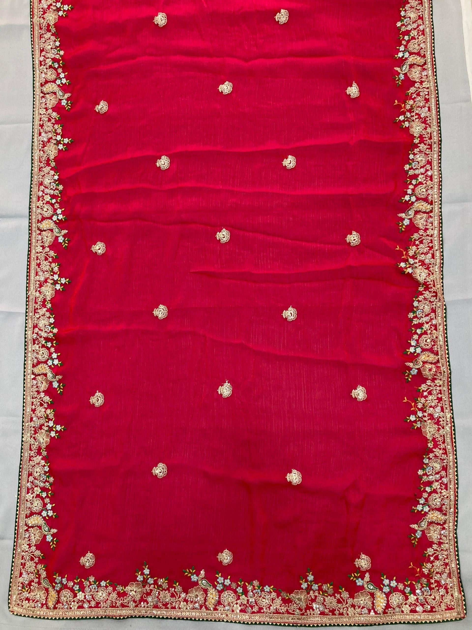 Party Wear Soft Chiffon silk Saree
