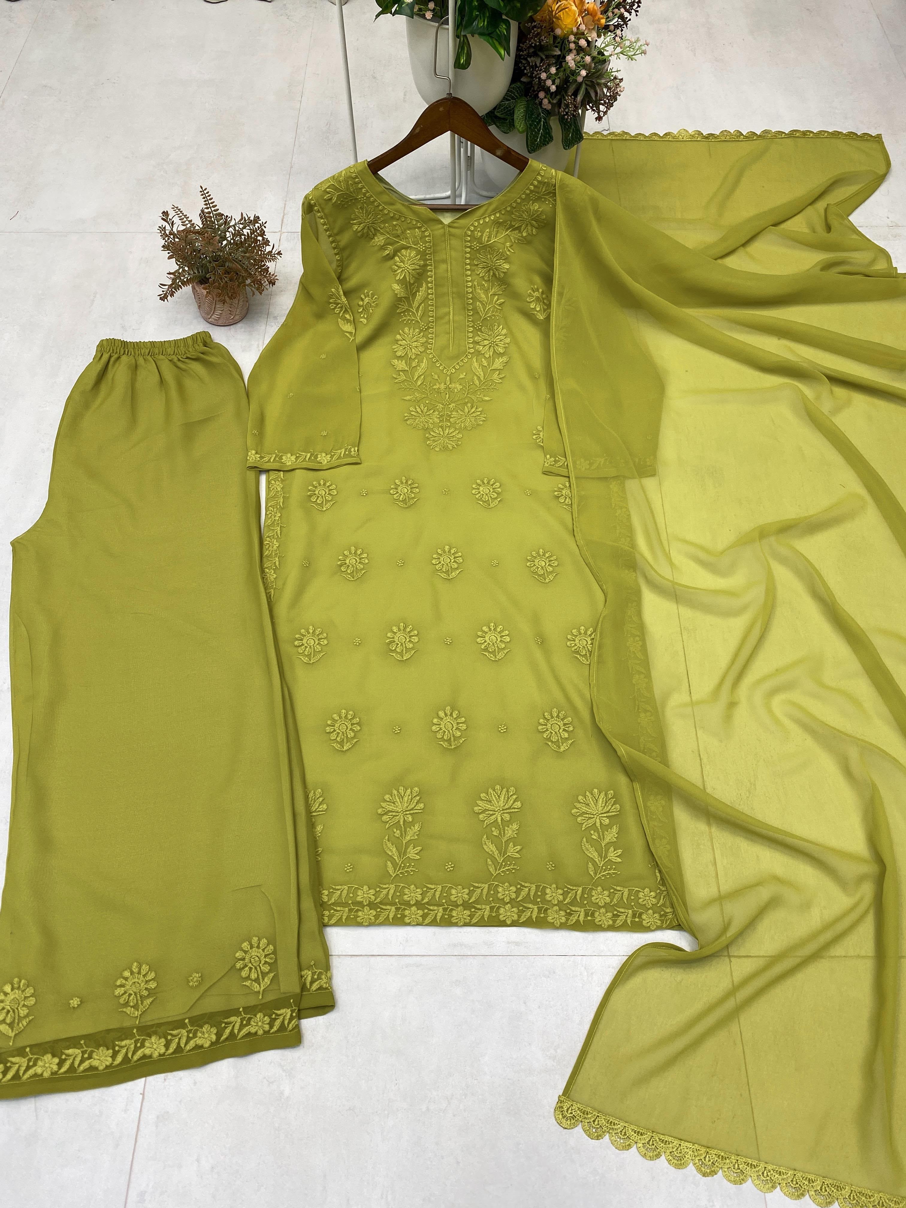Georgette suit