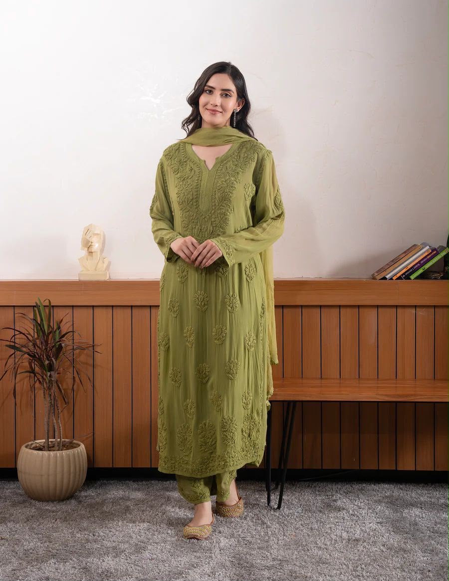 Georgette suit