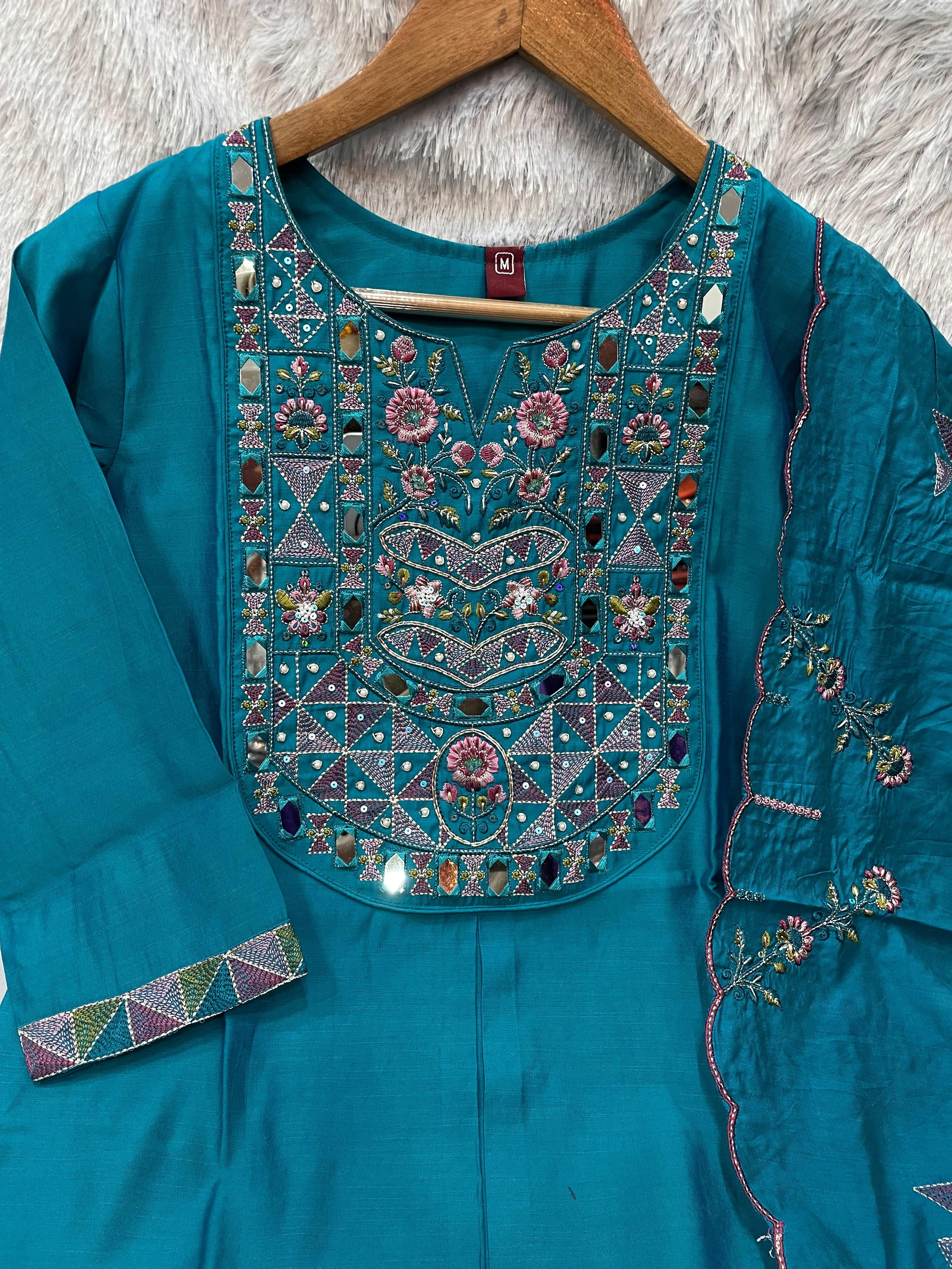 Designer Kurta Set (Stitched)