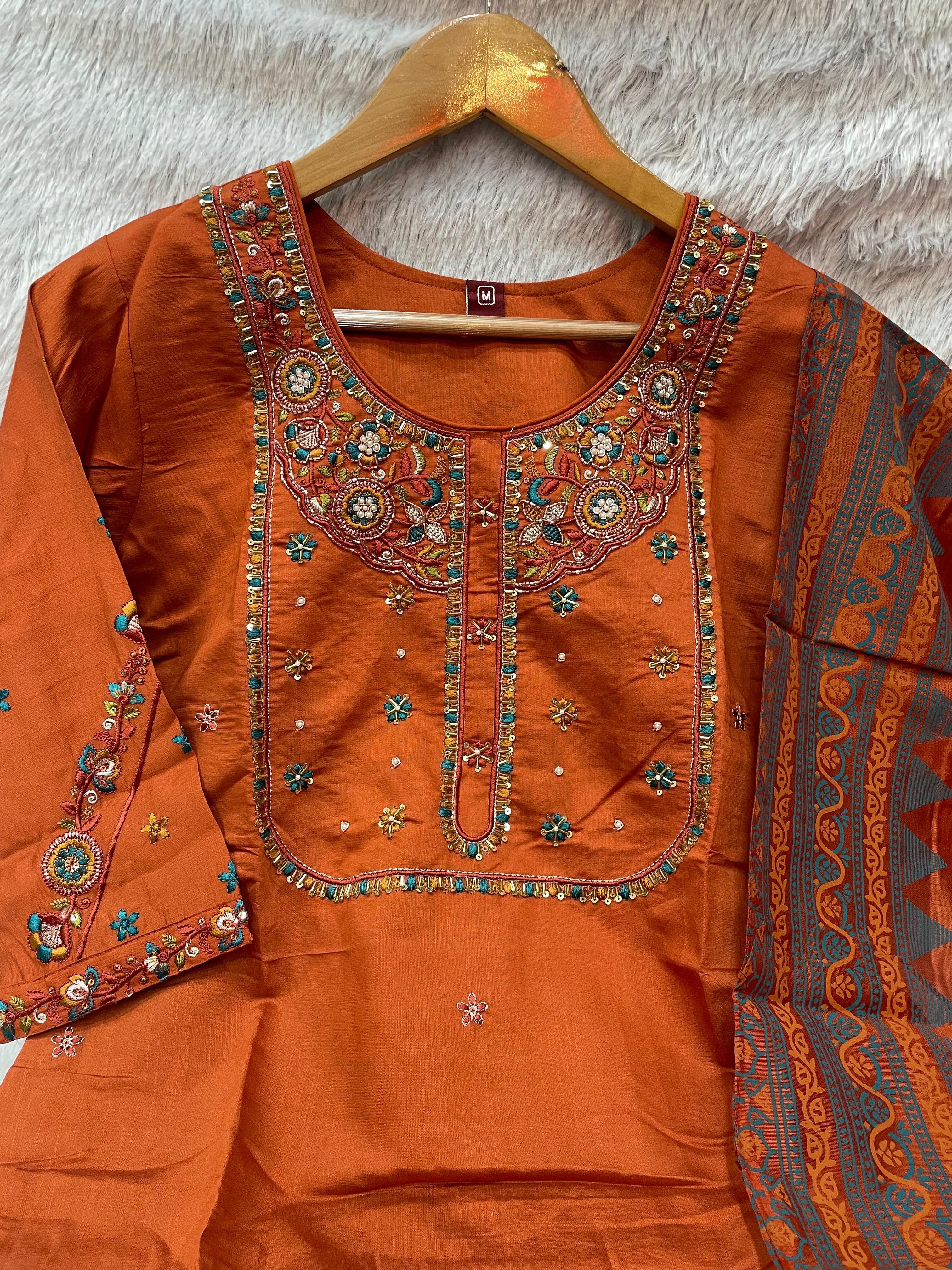 Designer Kurta Set (Stitched)