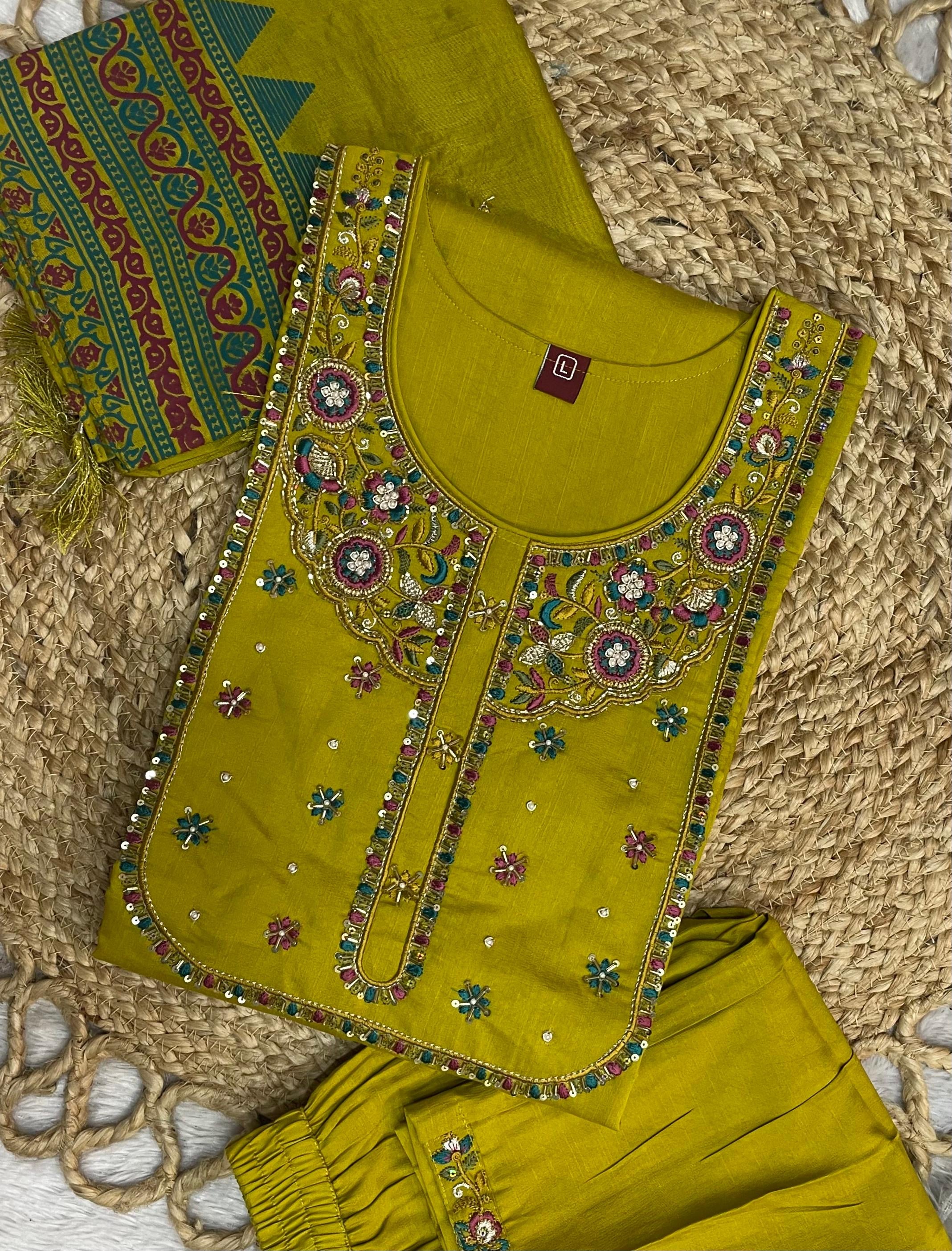 Designer Kurta Set (Stitched)