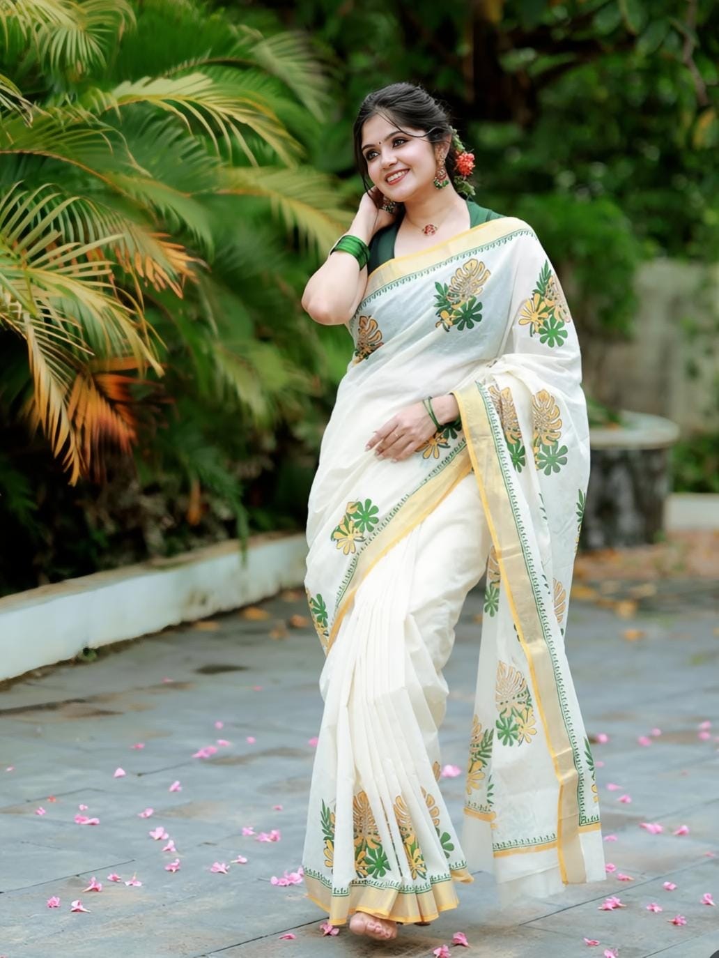 Soft Linen Saree