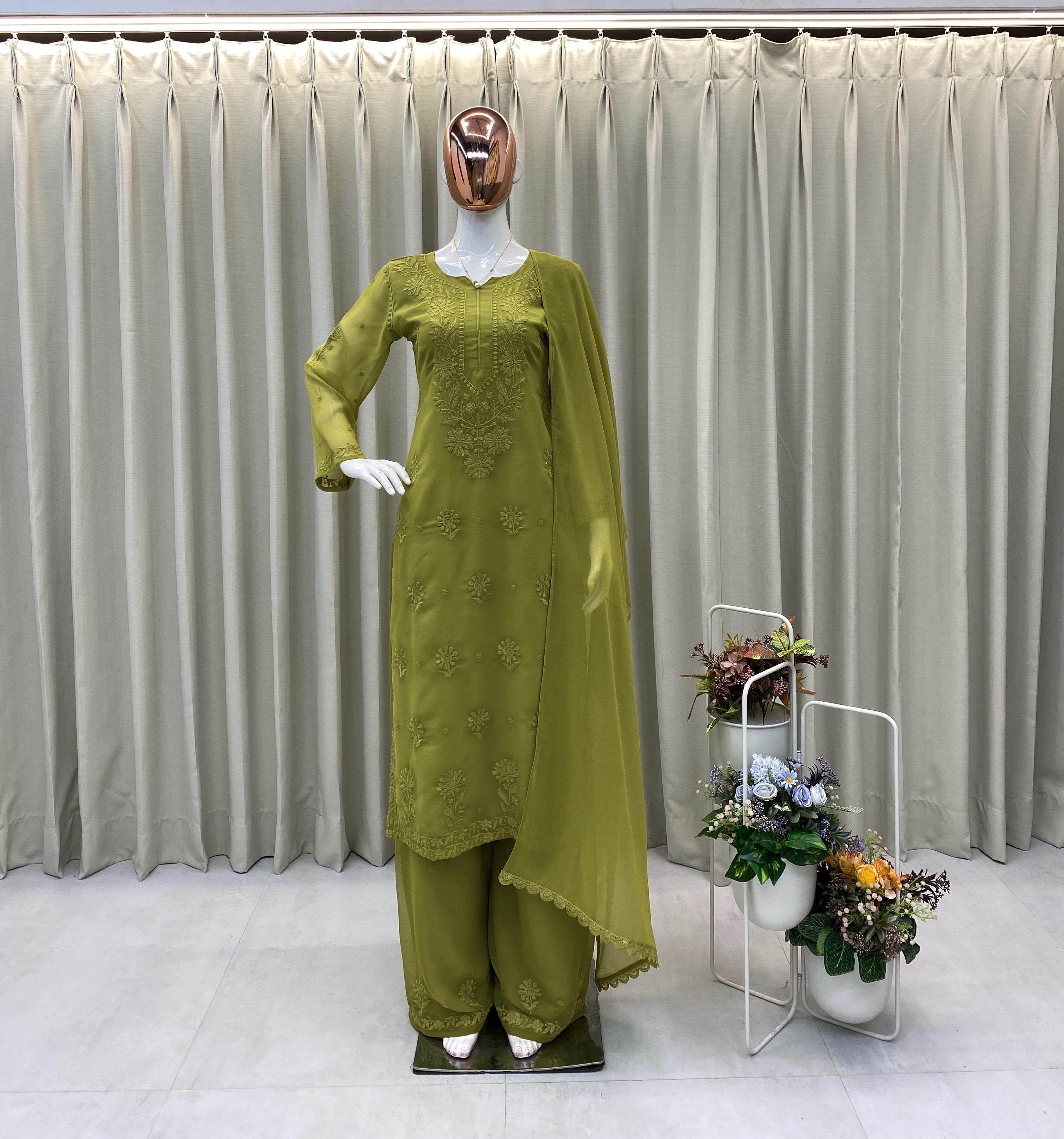 Georgette suit