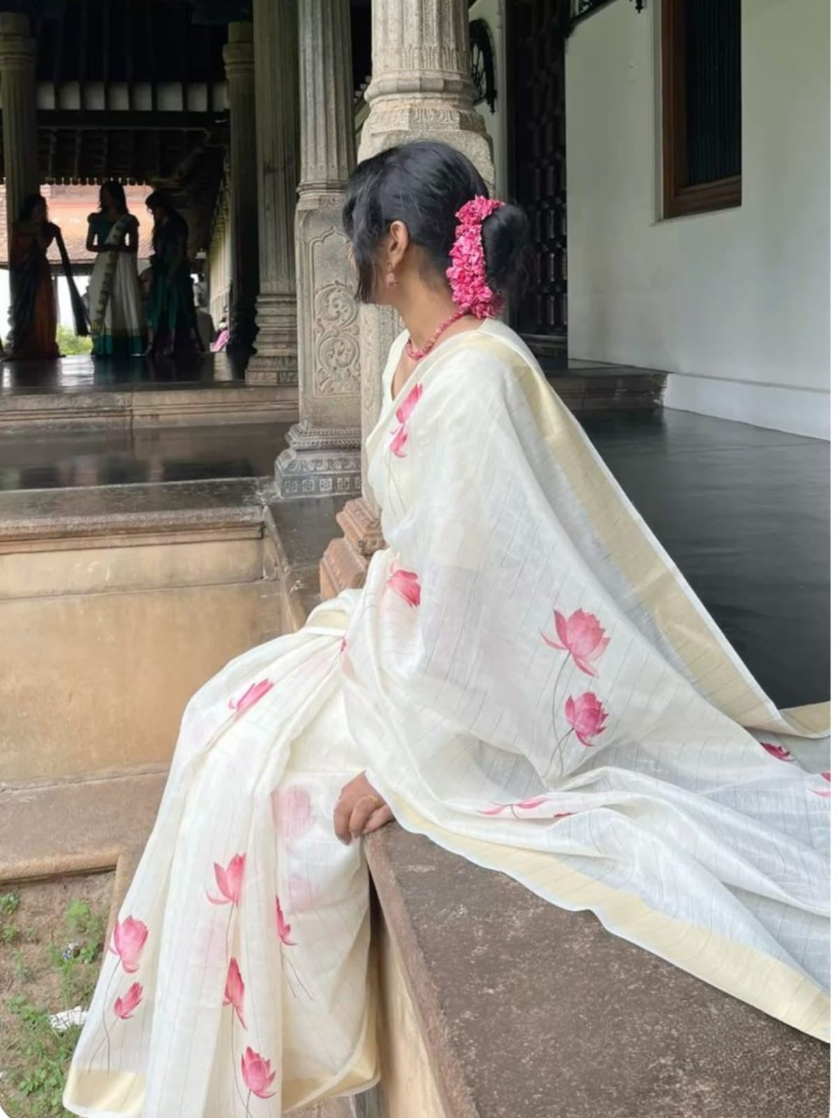 Linen Saree