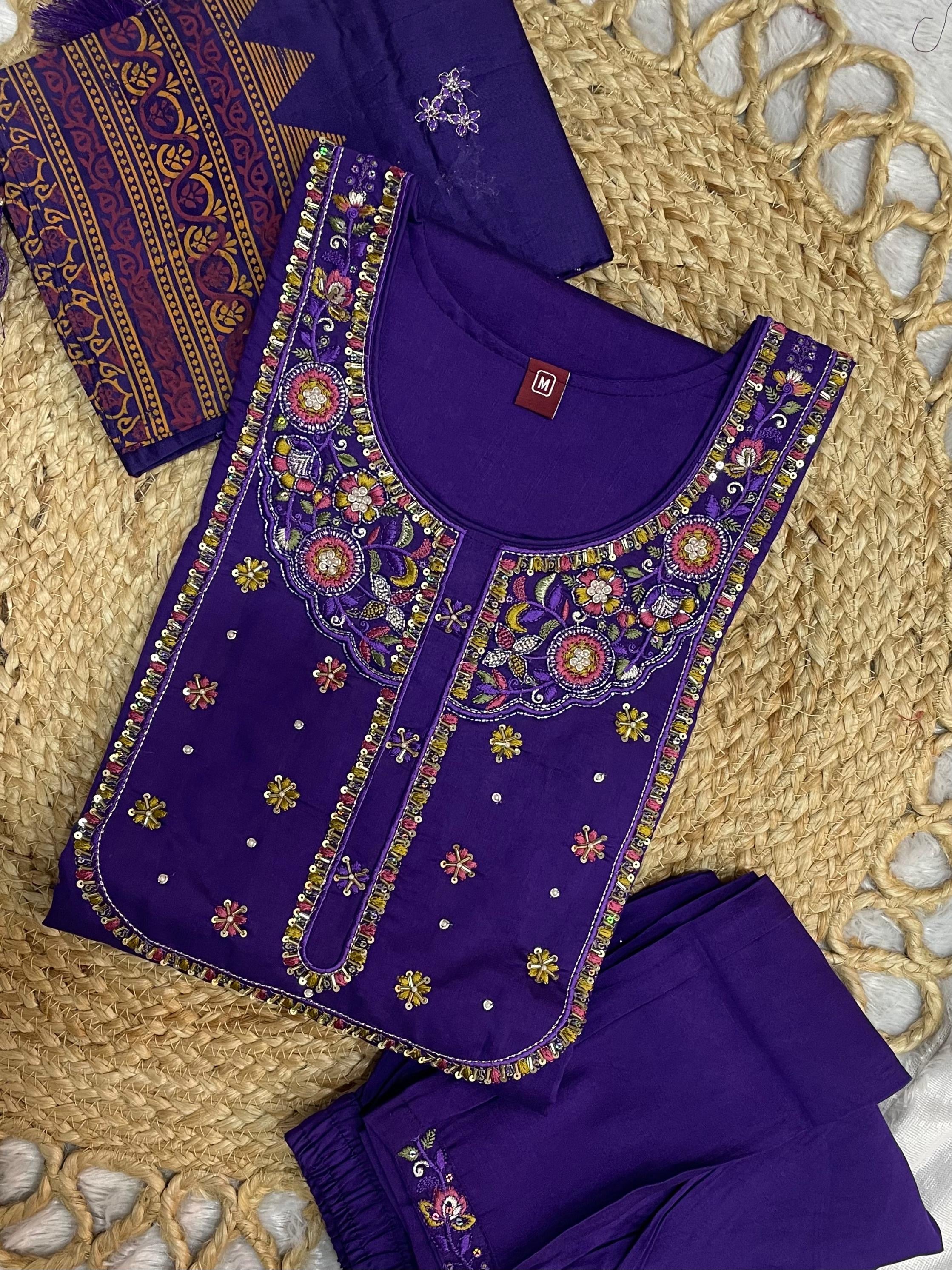 Designer Kurta Set (Stitched)