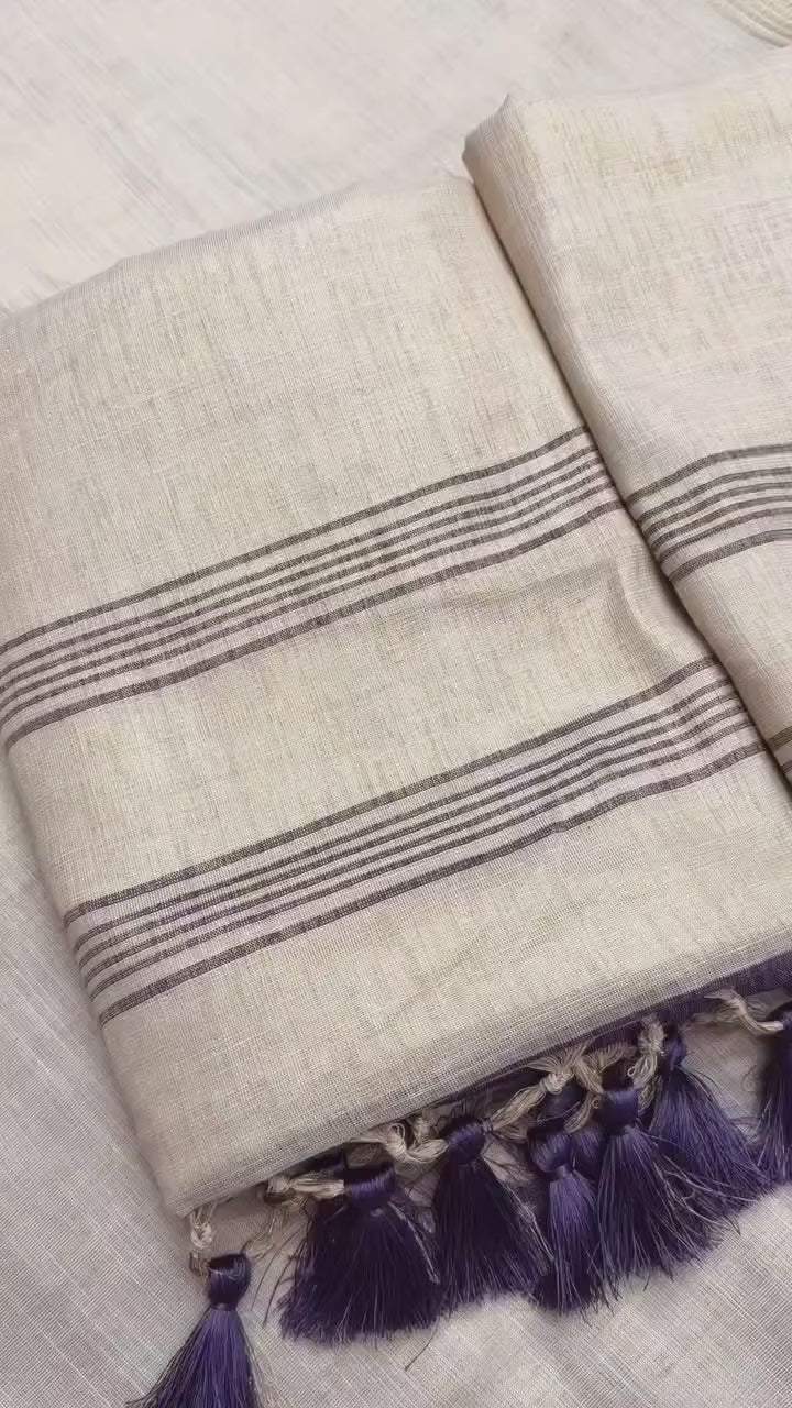 Maysore Linen Silk Saree